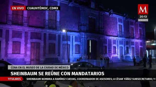 Claudia Sheinbaum se reúne con mandatarios que estarán presentes en su toma de protesta