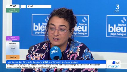 01/10/2024 - ICI Matin France Bleu Pays Basque en vidéo