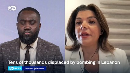 Displaced Lebanese families forced to sleep on streets