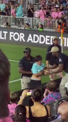 Lionel Messi told a young fan to hurry up and take the photo