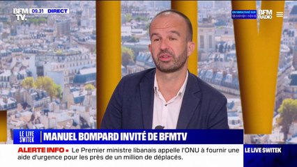 Discours de politique générale de Michel Barnier: "La France insoumise marquera sa désapprobation", affirme Manuel Bompard