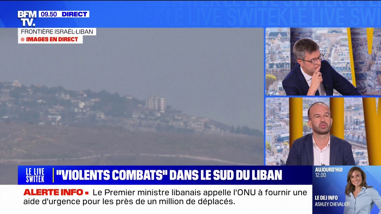 Incursion d'Israël au Liban: "La France doit dire stop à Netanyahu", affirme Manuel Bompard (LFI)