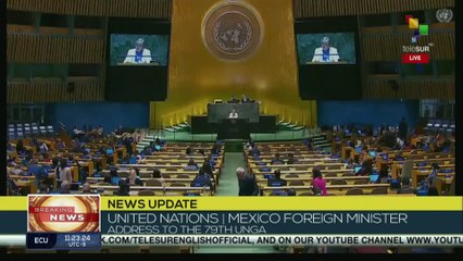 Barcena: The world cannot move forward if the majority is not included