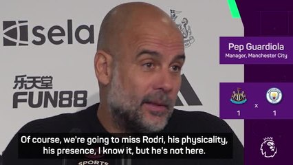 City must find a solution without Rodri - Guardiola