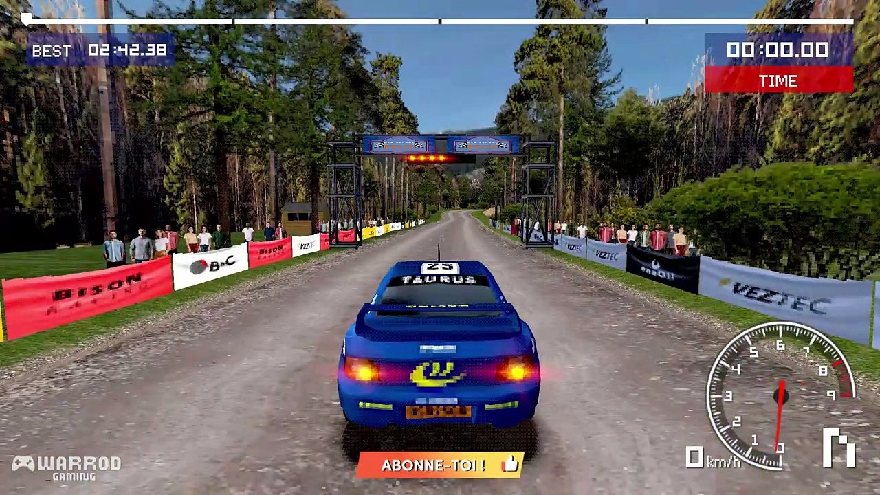 OLD SCHOOL RALLY - DÉMO GAMEPLAY - FINLAND SS1 TAURUS RS - NON COMMENTÉ _ VO
