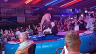 OMG! Stunning Beauty Ride Mechanical Bull in Benidorm - 2024 #SpainResort