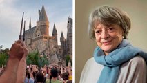 Maggie Smith es homenajeada tras su muerte en el parque temático de Harry Potter en Orlando