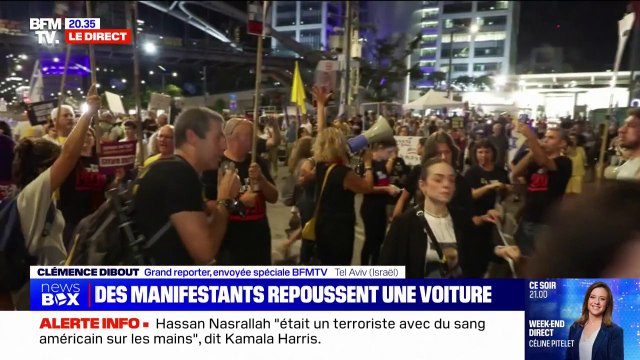 Israël: de nombreux manifestants anti-Netanyahu bloquent l’entrée du ministère de la défense