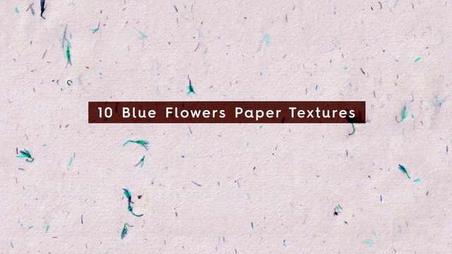 10 Blue Flowers Paper Textures Backgrounds