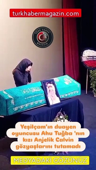 Yeşilçam’ın ünlü oyuncusu Ahu Tuğba 'nın kızı Anjelik Calvin gözyaşlarını tutamadı