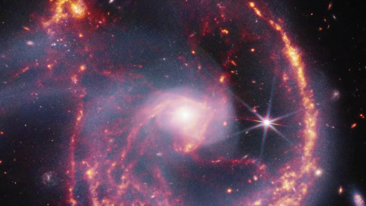 Cosmic Smiles James b Captures a Joyful Galactic Collision
