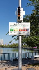 UV Index Meter in Santiago Park 