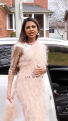 How to Get In/Out of Car & Up/Down Stairs In Saree | gauri saree draping
