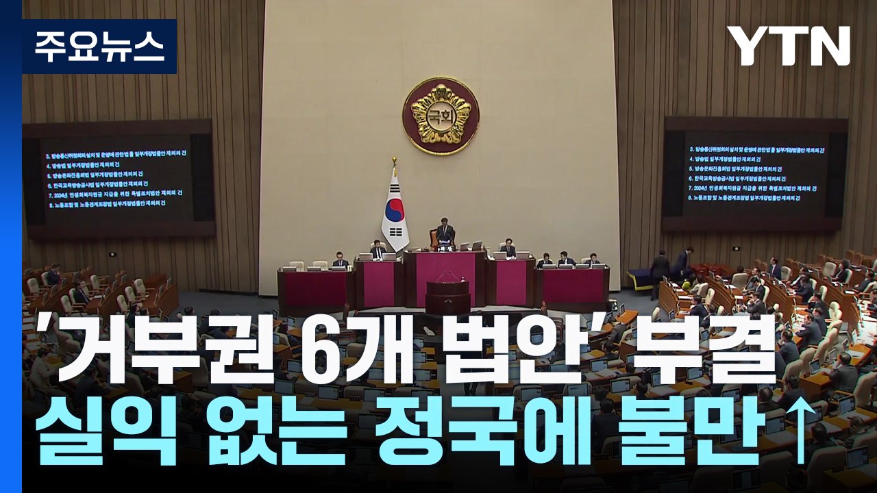 '거부권' 알면서도 강행하는 거대 야당, 대안 없는 소수 여당 / YTN