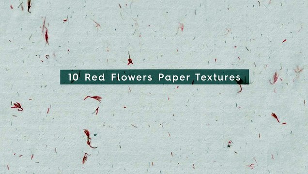 10 Red Flowers Paper Textures Backgrounds