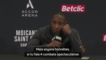 UFC Paris 3 - Lapilus : “Pas de finish ? Ça ne frustre que le public visiblement, moi ça me va !”