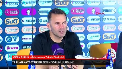 Okan Buruk: 2 Puan kaybetmek benim sorumluluğum