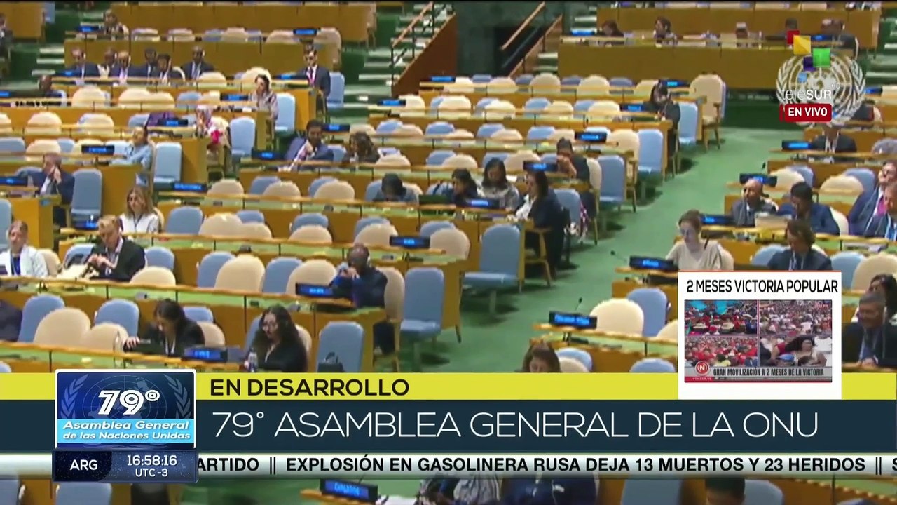 El Ministro de Relaciones Exteriores de Belarús interviene en la 79 ° Asamblea General de la ONU