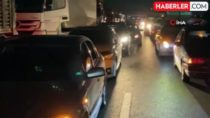 Otoyolda Trafiği Durduran Angus İğneyle Yakalandı
