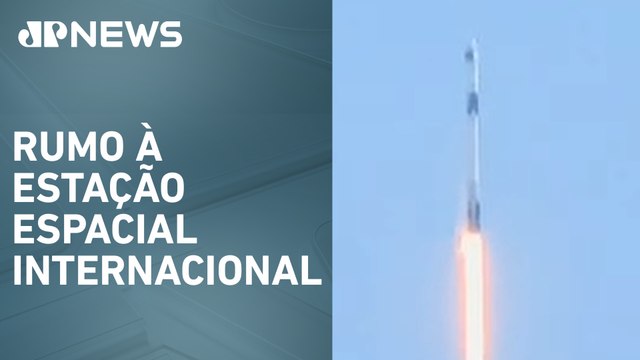 Missão da SpaceX decola para resgatar astronautas
