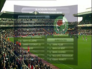 Season 2001-02 - Arsenal vs Blackburn Rovers