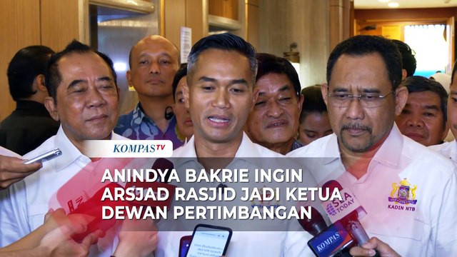 Anindya Bakrie Ajak Arsjad Rasjid Menjadi Ketua Dewan Pertimbangan Kadin