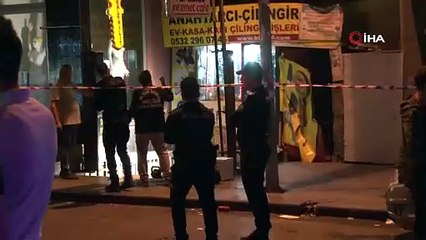 Küçükçekmece’de bir iş yerine ses bombası atıldı