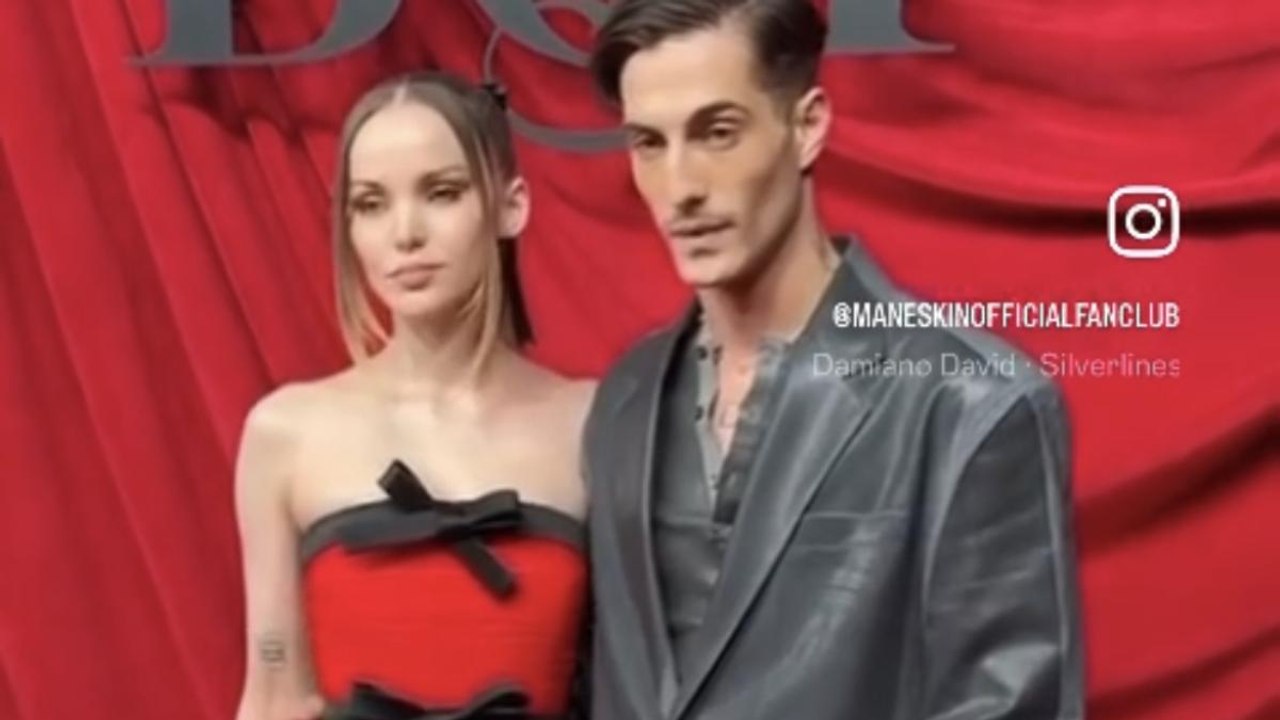 Damiano David e Dove Cameron alla cena di gala della rivista Business of Fashion a Parigi