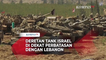 Deretan Tank Israel di Dekat Perbatasan dengan Lebanonusai Hassan NasrallahTewas