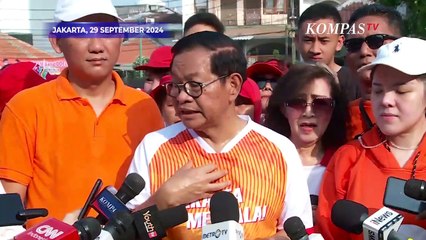 Momen Cagub Pramono Kompak dengan Tina Toon Senam Bareng Emak-emak