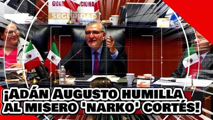 ¡VE! ¡Adán Augusto humilla a “Narko” Cortés por atacar la reforma a la Guardia Nacional de AMLO!