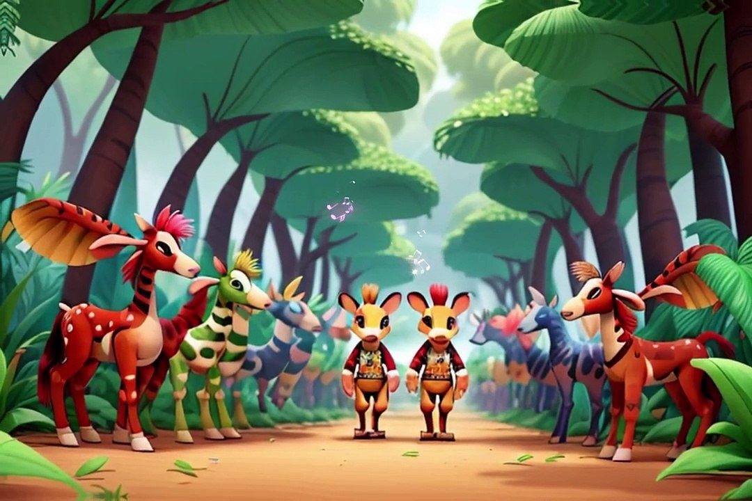 Okapi Song for Kids Kids KidsMusic-kids story-kids animation-baby songs-nursery rhymes-Okapi Song