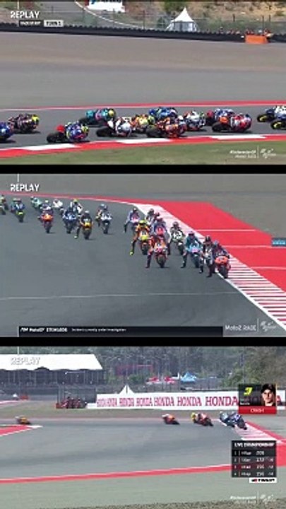 Drama Insiden Tabrakan di Moto2 Sirkuit Mandalika, Indonesia