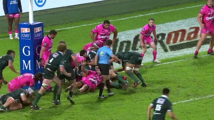 TOP 14 - Essai de Emilien GAILLETON (SP) - Section Paloise - Stade Français Paris