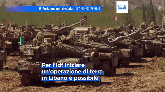 Israele pronto a un'operazione di terra in Libano, Tajani: Rischio crisi globale