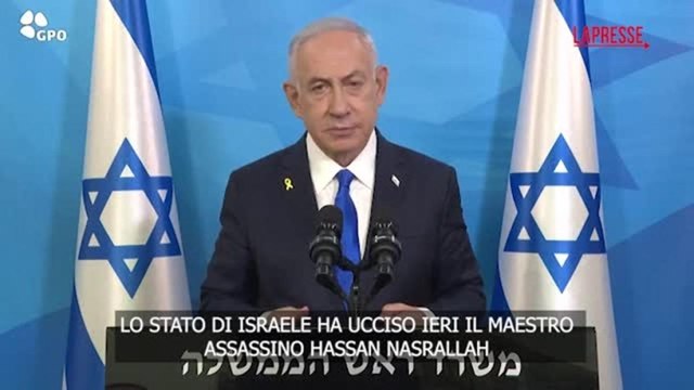 Medioriente, Netanyahu: «Con l'uccisione di Nasrallah abbiamo saldato i conti»