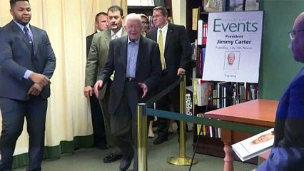 Jimmy Carter: Glücklos im Amt - angesehen als Ex-US-Präsident