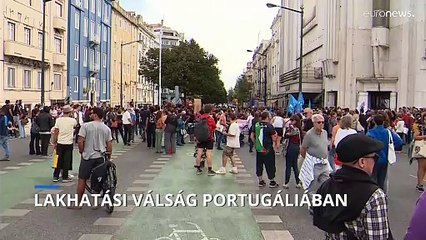 Tüntetéshullám a lakhatási válság miatt Portugáliában