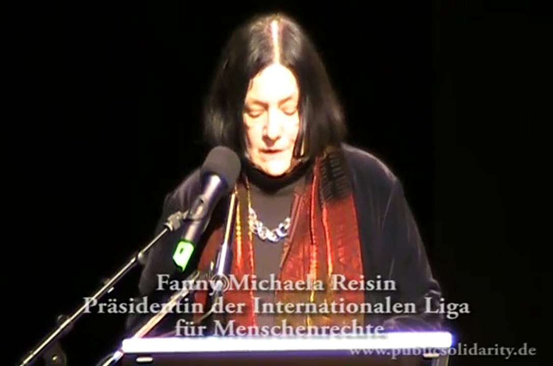 Eröffnungsrede von Fanny Michaela Reisin - Teil 3 von 11 der Nicht Verleihung der Carl-von-Ossietzky Medallie an Mordechai Vanunu 2010 in Berlin