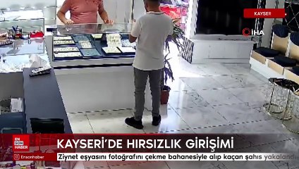 Kayseri'de 77 bin TL'lik ziynet eşyasını alıp kaçan şahıs yakalandı