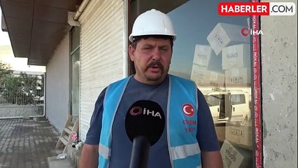 Hatay'da 16 Katlı Bina İş Makinesiyle Yıkıldı