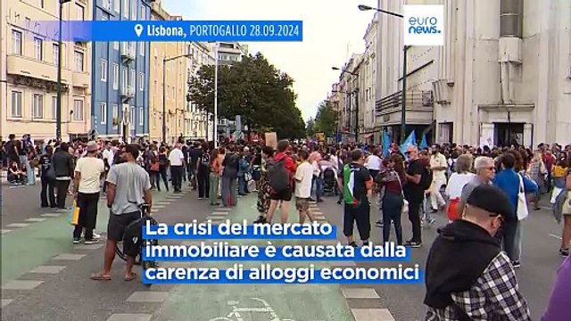 Crisi abitativa in Portogallo: migliaia in piazza chiedono per misure urgenti
