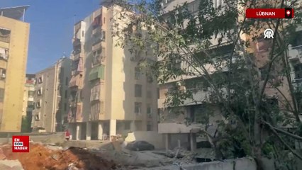 Hizbullah lideri Hasan Nasrallah’ın öldürüldüğü bina görüntülendi