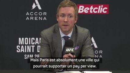 UFC Paris 3 - Shaw pour le pay per view à Paris et un événement dans une autre ville de France