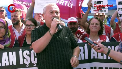 Polonez işçilerine Cemal Enginyurt ve Sera Kadıgil’den destek