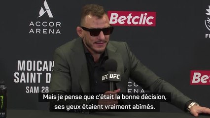 UFC Paris 3 - Moicano : "J'invite Saint Denis à venir s'entraîner avec nous, à sortir de sa zone de confort"