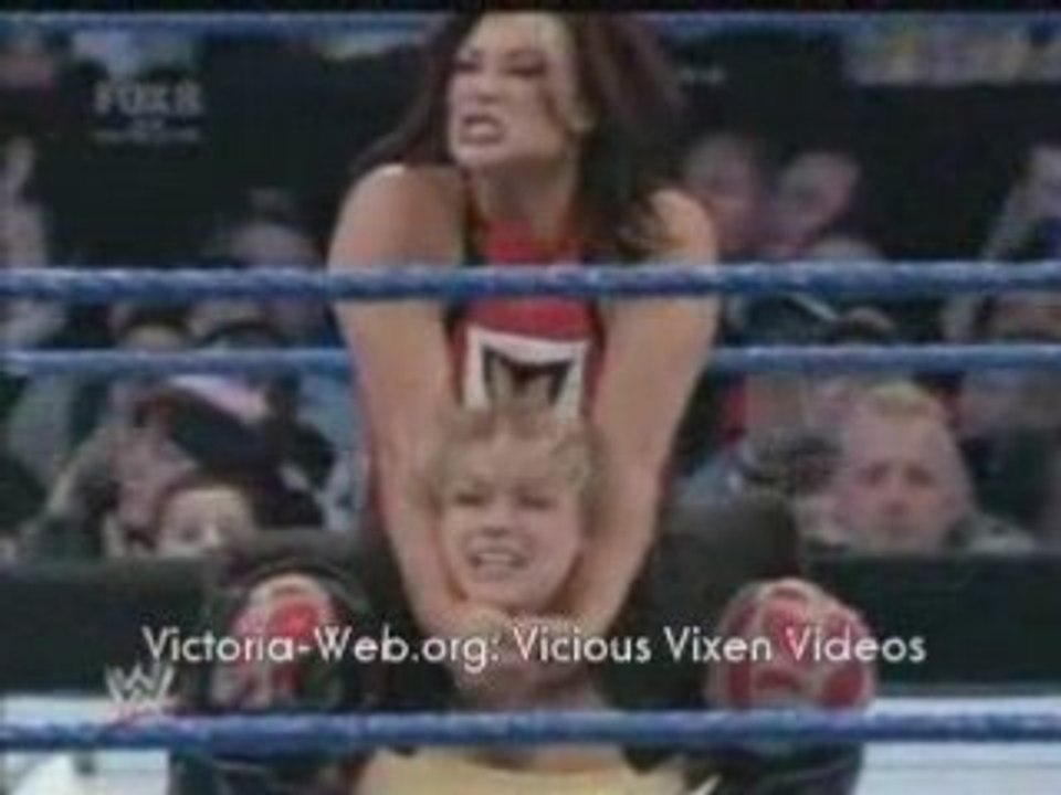 Victoria w/ Natalya vs Cherry w/ Michelle McCool