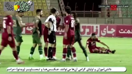 خلاصه بازی شمس‌آذر و نساجی