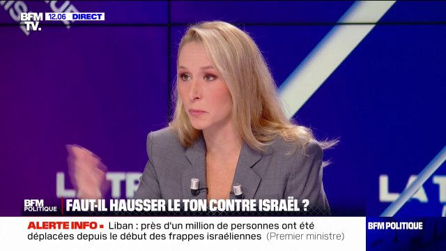 Marion Maréchal estime qu'Emmanuel Macron a affaibli la voix de la France sur la scène internationale