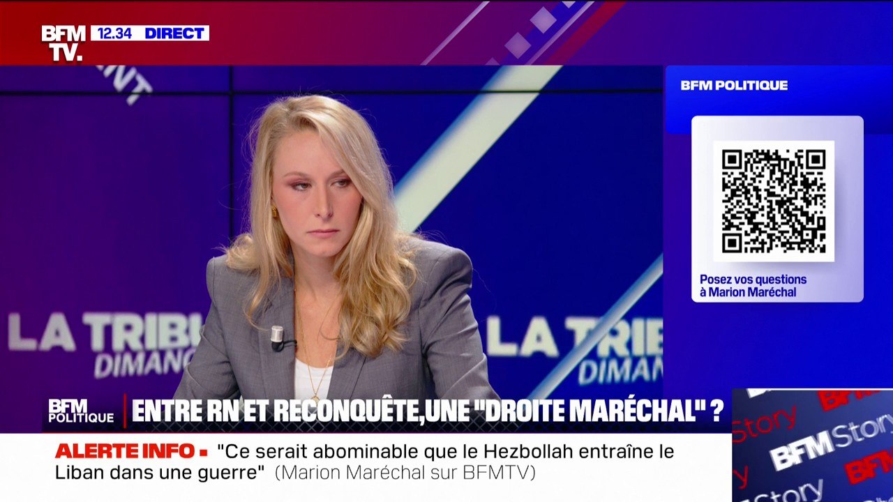 Meurtre de Philippine: "Il y a une faillite de l'État", dénonce Marion Maréchal